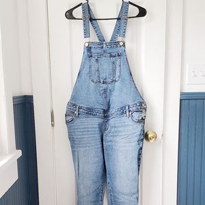 NWOT Maternity Skinny Overalls